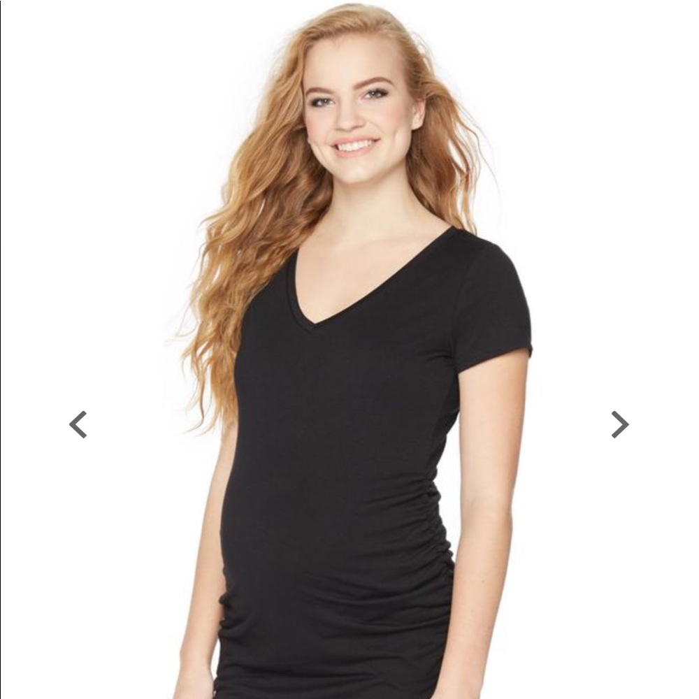 Motherhood Lot of 3 ruched maternity t-shirts